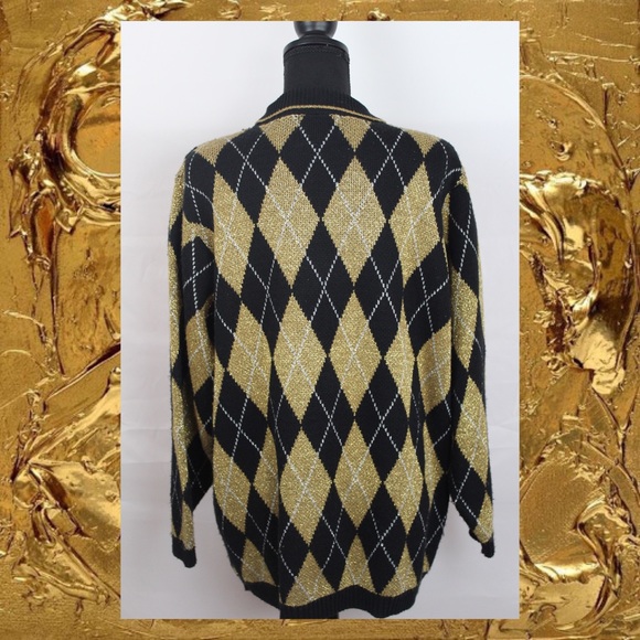 Vintage 80s Alfred Dunner knit sweater - Picture 4 of 5